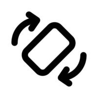 Grab this creative icon of rotate symbol in modern style vector