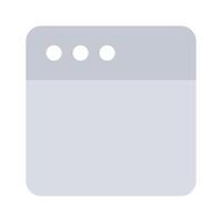 Website, webpage, browser icon design vector