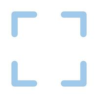 An icon of focus in trendy style, pixel perfect vector
