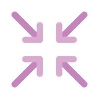 Get this amazing icon of minimize in modern style vector