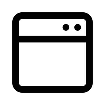 Website, webpage, browser icon design vector