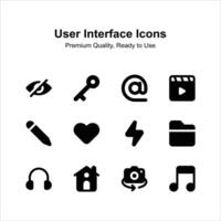 Get this creative icons pack of user interface, easy to use vectors