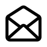 Electronic mail icon design, communication vector
