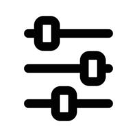 A trendy icon design of equalizer in editable style vector