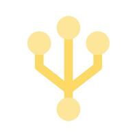 Connector sign design, ready to use icon vector