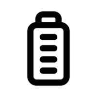 Pixel perfect icon of battery status in unique style, ready for premium use vector