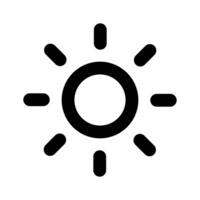 Brightness icon design in trendy style vector