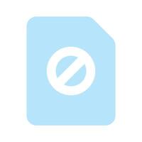 Page error icon design, premium design vector