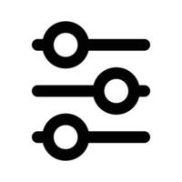 A trendy icon design of equalizer in editable style vector