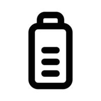 Pixel perfect icon of battery status in unique style, ready for premium use vector