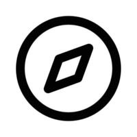 An amazing design of compass in modern style, navigation tool icon vector