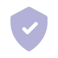 Protection shield icon design, ready to use vector