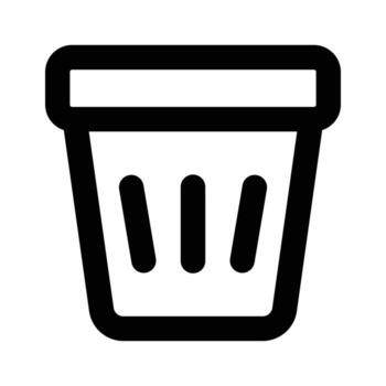 Eliminar botón diseño en moderno estilo vector