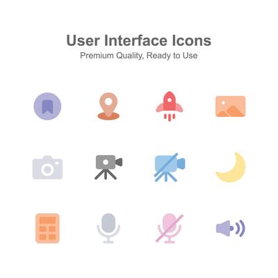 Creatively crafted pack of user interface icons in editable style, ready to use in websites and mobile apps