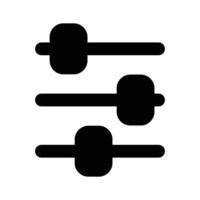 A trendy icon design of equalizer in editable style vector