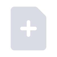 Add page icon design in modern and unique style vector