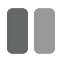 Pause button icon design, creative vector
