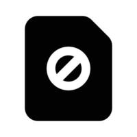 Page error icon design, premium design vector