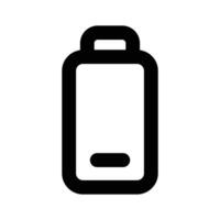 Get this amazing icon of low battery in modern style vector