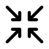 Get this amazing icon of minimize in modern style vector