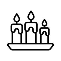 Have a look at this amazing icon of candles, beautiful of burning candles vector