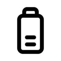 Get this amazing icon of low battery in modern style vector