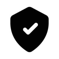 Protection shield icon design, ready to use vector