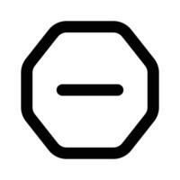 Remove bookmark icon design in editable style vector