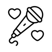 Well designed icon of wired microphone, singing mic in modern style vector