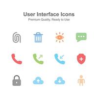 Take a look at this visually perfect pack of user interface icons vector