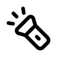 Torch light icon design, editable icon of torch vector