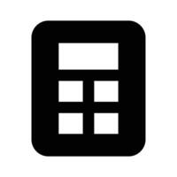 Mathematical calculations, calculation device, icon of calculator vector