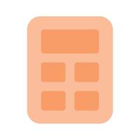 Mathematical calculations, calculation device, icon of calculator vector