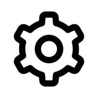 Premium of setting, user interface icon vector