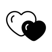 Get this premium icon of love, of hearts vector