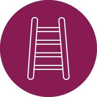Step Ladder Icon Design vector