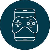 Gaming Line Icon vector