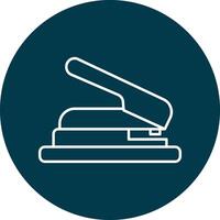 Puncher Line Icon vector