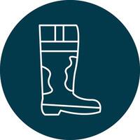 Boot Icon Design vector
