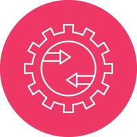 Automate Line Circle Icon Design For Personal And Commercial Use. vector