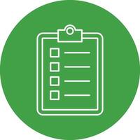 Requirements Line Circle Icon Design vector