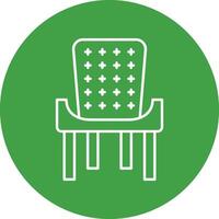 Chair Line icon vector