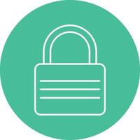 Ssl Line Circle Icon Design vector