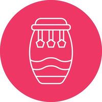 Conga Line Circle Icon Design vector