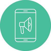 Digital Marketing Line Icon vector