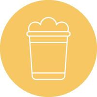 Sand Bucket Icon Design vector