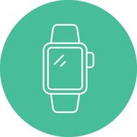 Smart Watch Line Icon vector
