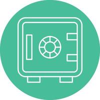 Strongbox Icon Design vector