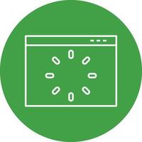Loading Line Circle Icon Design vector