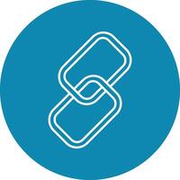 Link Line Icon vector